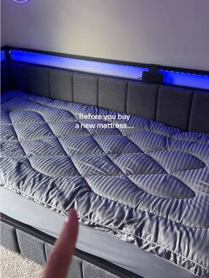 BEDLORE Queen Mattress Topper, Thick Pillow Top Bed Cover Soft Mattress Pad