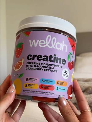 Wellah Creatine for Women (Variety Pack) 30 Stick Packs, 6 Flavors