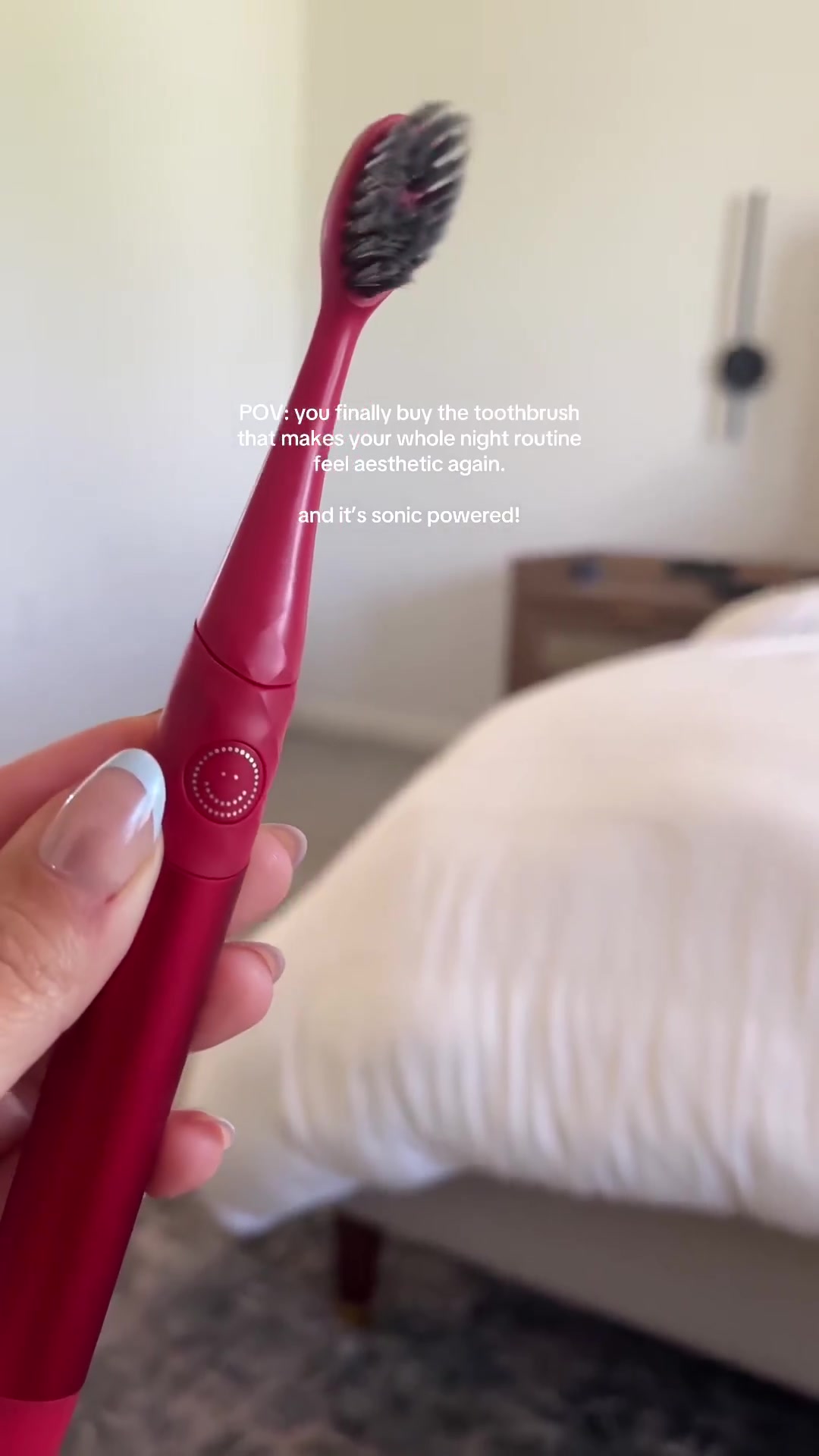 Burst Nova Toothbrush (Red) | Sonic Powered Teeth Whitening