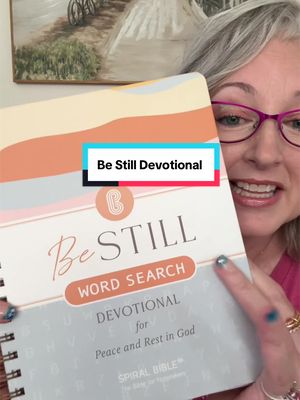 Official Spiral Bible: Be Still Word Search Devotional 90 Days of Scripture