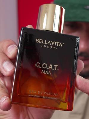 Bellavita Luxury G.O.A.T. Eau de Parfum | 100 ml (3.4 fl.oz.) | Perfume for Men | Citrus, Bergamot, Patchouli, and Vetiver Notes | Long Lasting Men's Fragrance