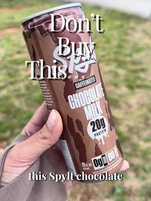 Spylt Chocolate Milk Protein Shakes, 20g Protein, 60mg Caffeine, 12 Pack