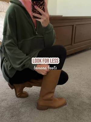 JustFab Brown Faux Leather Knee-High Riding Boots Yellow 7.5
